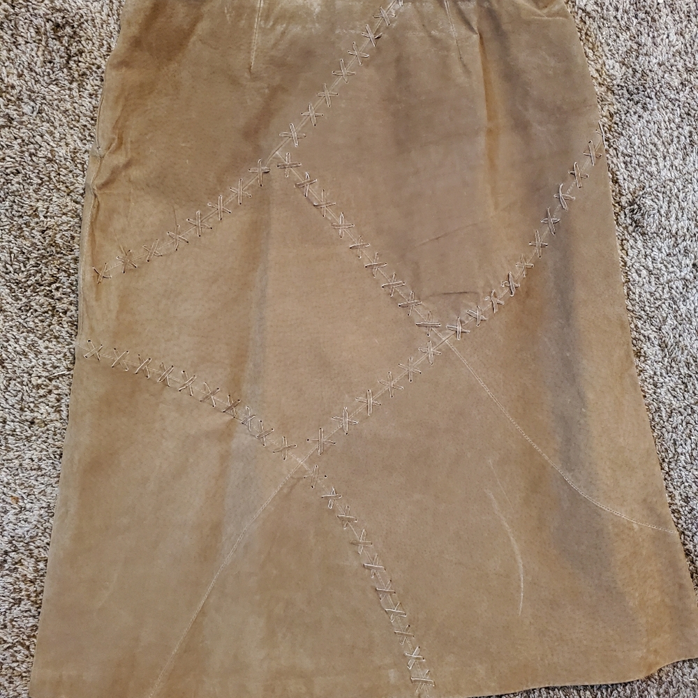 Faded Glory Ladies Suede  Skirt.